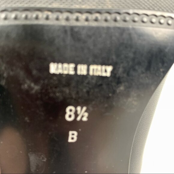 ROBERTO Capucci Black Heeled Loafer size  8 ½ - Picture 5 of 9